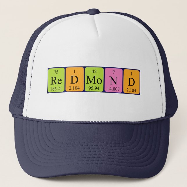 Redmond periodic table name hat (Front)