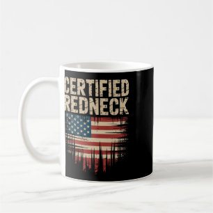 Redneck 4th Of July Freedom American Flag Coffee Mug