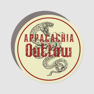 Redneck Appalachia Outlaw Car Magnet