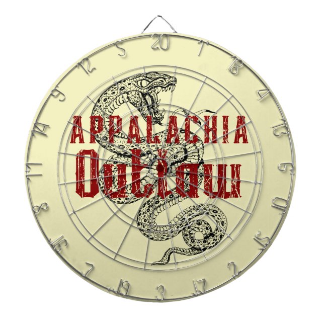 Redneck Appalachia Outlaw Dart Board (Front)