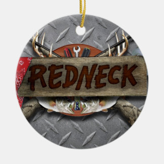 Redneck Ceramic Ornament