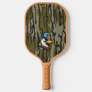 Redneck Duck Bottomland Camo Duck Hunting Redneck Pickleball Paddle