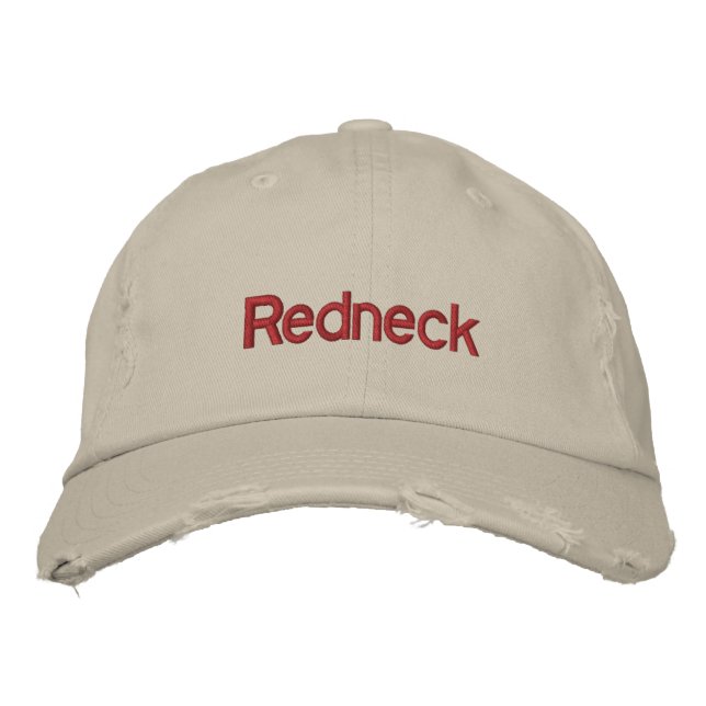 Redneck Embroidered Baseball Hat (Front)