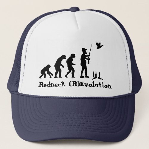 Redneck Evolution or Revolution Trucker Hat