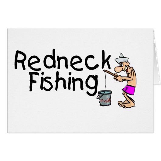 Redneck Fishing Cards (Front Horizontal)