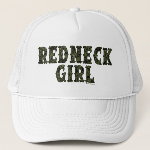 Redneck Girl Green Camo Hats