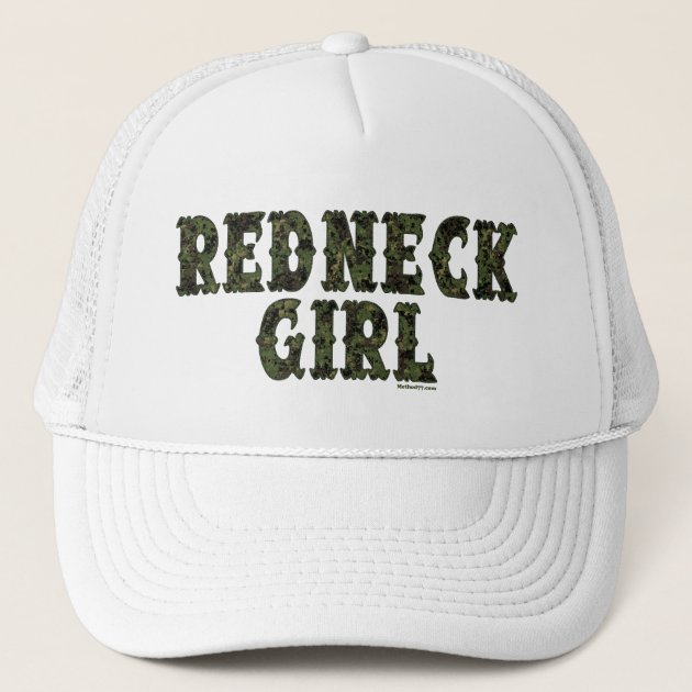 Redneck Girl Green Camo Hats | Zazzle.com