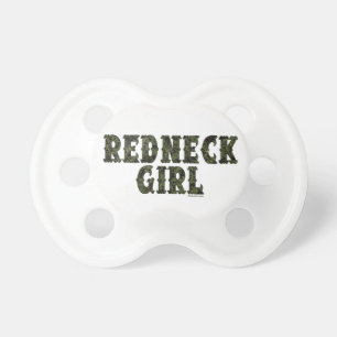 Redneck Girl Green Camo Pacifier