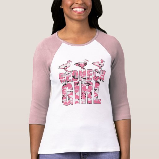 Redneck Girl Pink Camouflage 3 Ducks T-Shirt | Zazzle