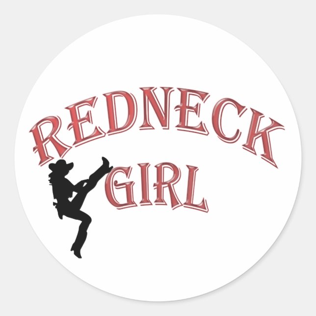 Redneck Girl Stickers (Front)