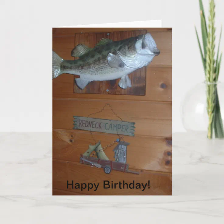 Redneck Happy Birthday Card 