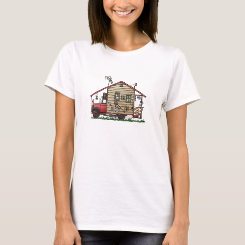 Redneck Hillbilly Camper Apparel T_Shirt