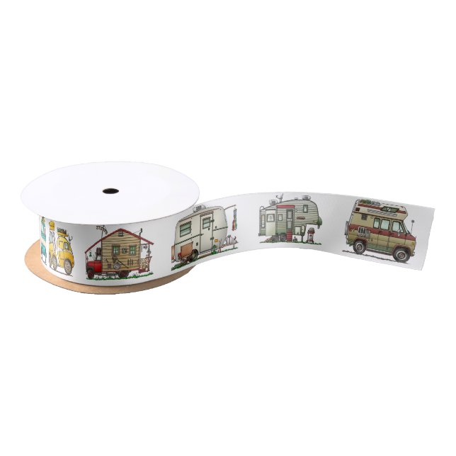 Redneck Hillbilly Camper Bags/Totes Satin Ribbon (Spool)