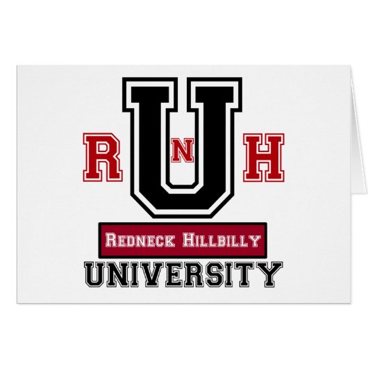 Redneck Hillbilly Cards (Front Horizontal)