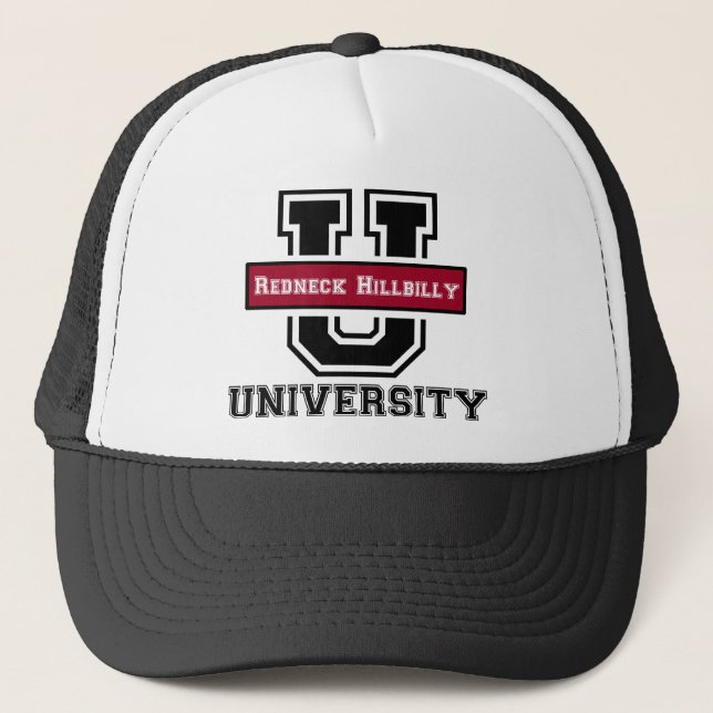 Redneck Hillbilly Trucker Hat (Front)