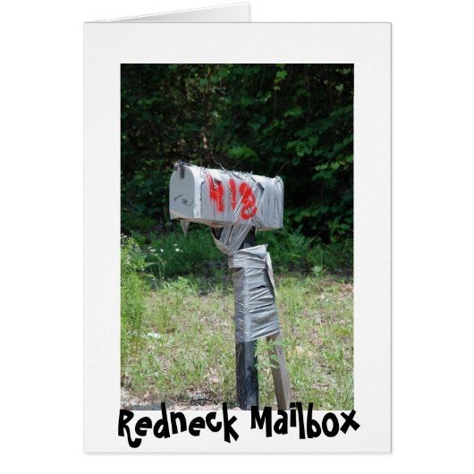 Redneck Mailbox Cards (Front)
