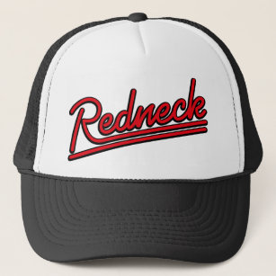 Confederate Flag Black/Black Stitched Hat - Redneck Nation