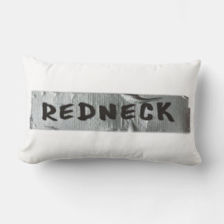 Redneck on duct tape lumbar pillow