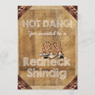 Redneck Party Invitations