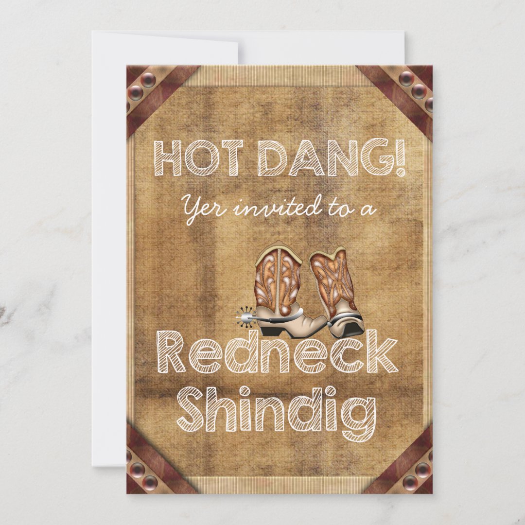 Redneck Party Invitations | Zazzle
