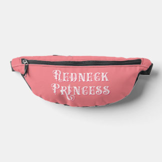 Redneck Princess Fancy Text Pink Fanny Pack