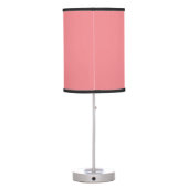 Redneck Princess Fancy Text Pink Table Lamp (Back)
