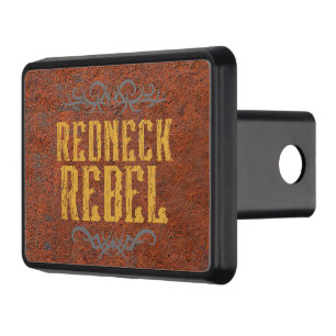 Redneck Rebel Grunge Rust Hitch Cover