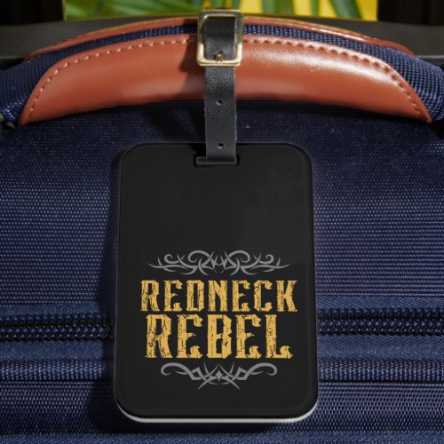 Redneck Rebel  Luggage Tag