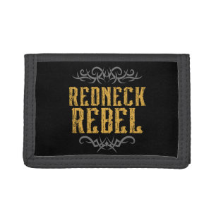 Redneck Rebel Trifold Wallet