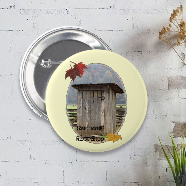 Redneck Rest Stop Pinback Button (Creator Uploaded)