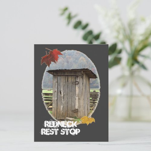 Redneck Rest Stop Postcard