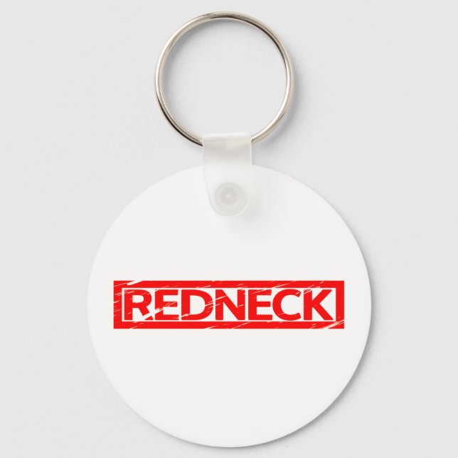 Redneck Stamp Keychain (Front)