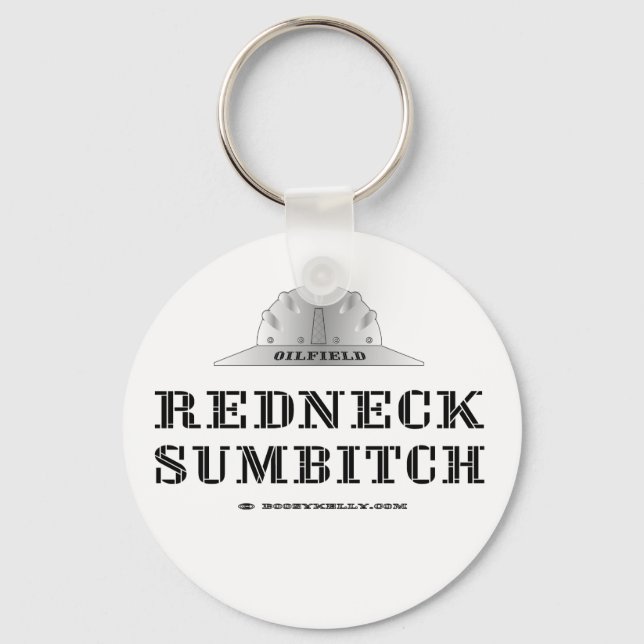 Redneck Sumbitch Keychain, Keychain (Front)