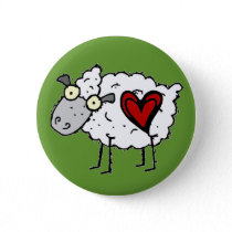 Redneck Sweetheart - Sheep Love Button