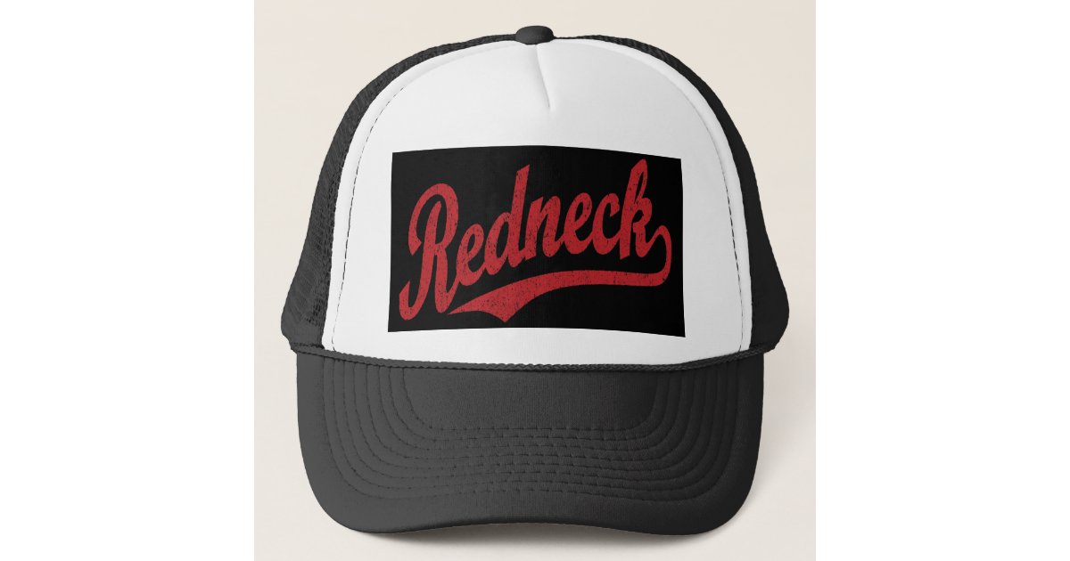 redneck yacht club trucker hat