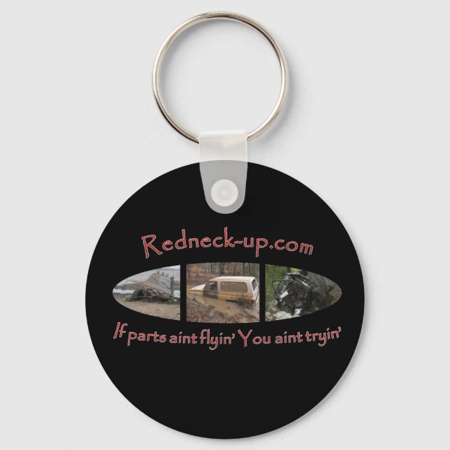 Redneck-up.com Key Chain (Front)