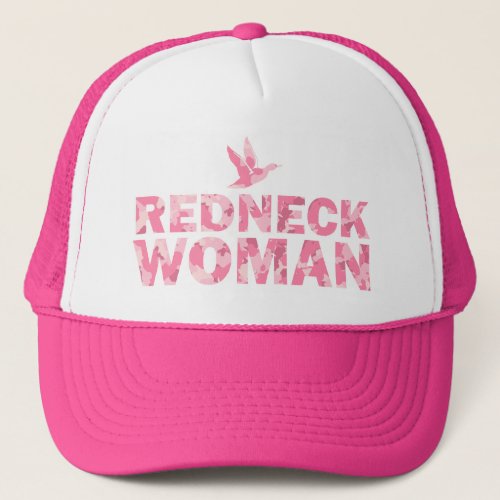 Redneck Woman Duck Hunting Trucker Hat