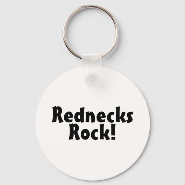 Rednecks Rock Keychain (Front)