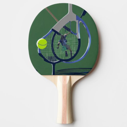 Redo the design of the logo by adding a padel rack ping pong paddle