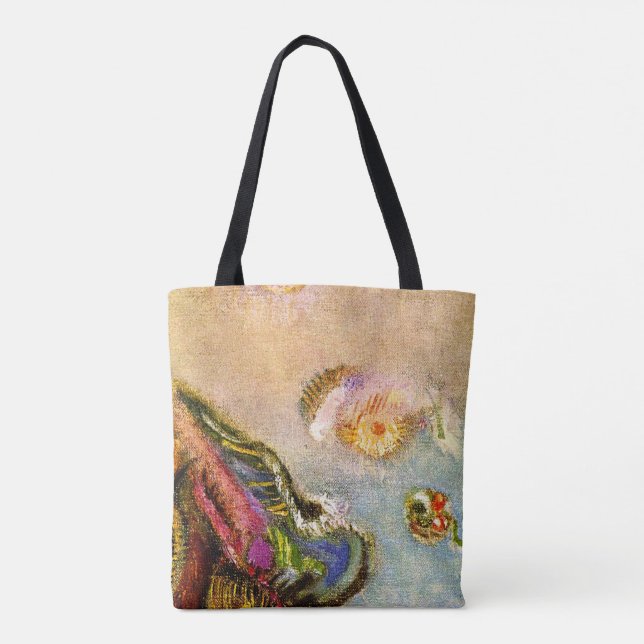 Redon - Animals of the Sea Tote Bag (Back)