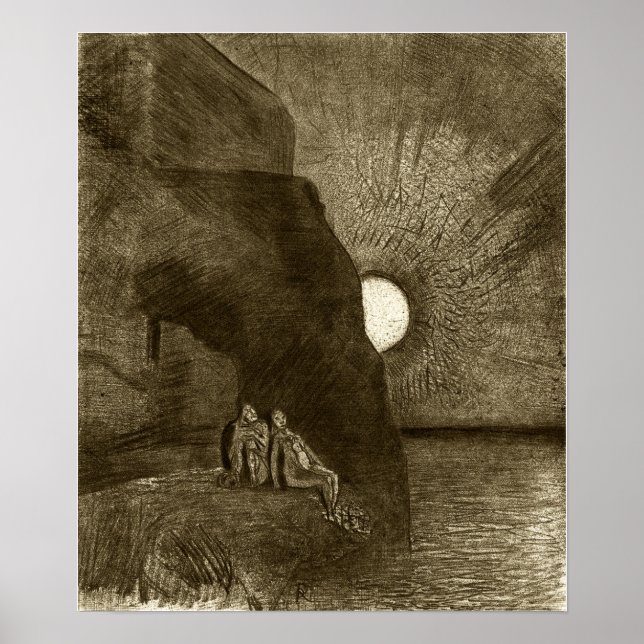 Redon - Ceaselessly By My Side Demon Stirs 1890 Poster (Front)