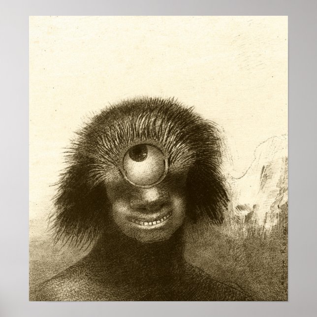 Redon - Deformed Polyp (Smiling Hideous Cyclops) 1 Poster (Front)