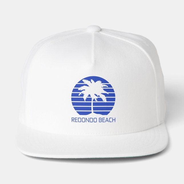 Redondo Beach California  Snap Back Hat (Front)