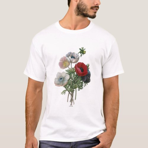 Redoute Anemone 1833 T_Shirt