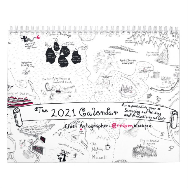 RedPenBlackPen 2021 Calendar (Cover)