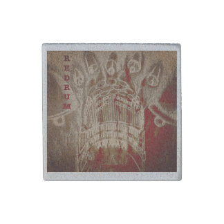 redrum album art  stone magnet