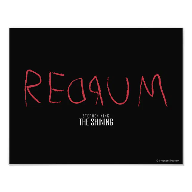 Redrum Photo Print | Zazzle