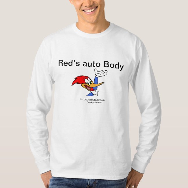 Reds auto body shop T-Shirt (Front)