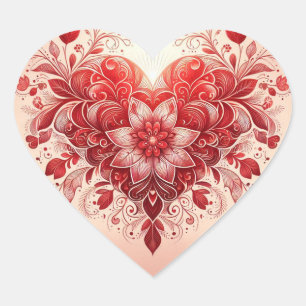 Reds Heart Sticker