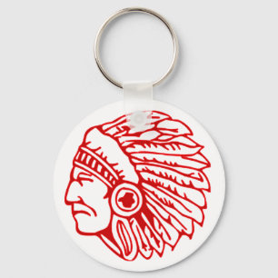 Redskin Red Indian Keychain